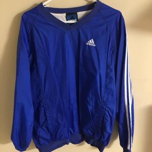 Blue adidas sweatshirt